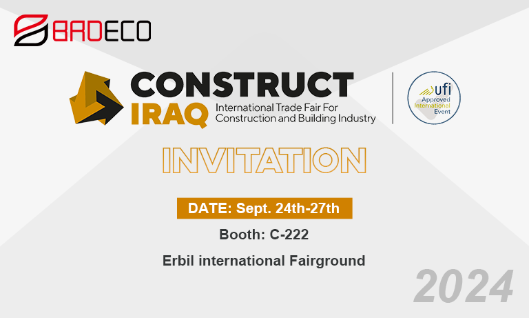 BRD Invitation: Upcoming Exhibitions -CONSTRUCT IRAQ 2024